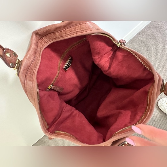 Miu Miu Large brown boho shoulder bag. Rare vintage, high quality leather - Picture 11 of 15